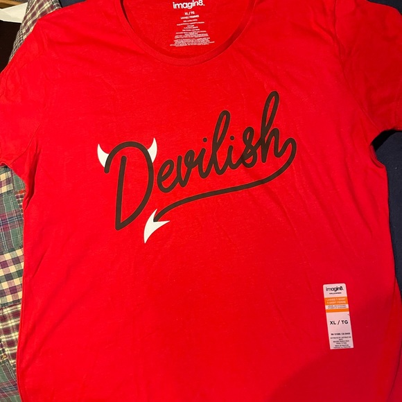 Womens devilish shirt, perfect for Valentines day - Picture 4 of 7